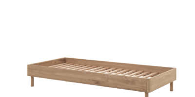 Cadre de lit enfant Forrest en chêne massif – 90 × 200 cm