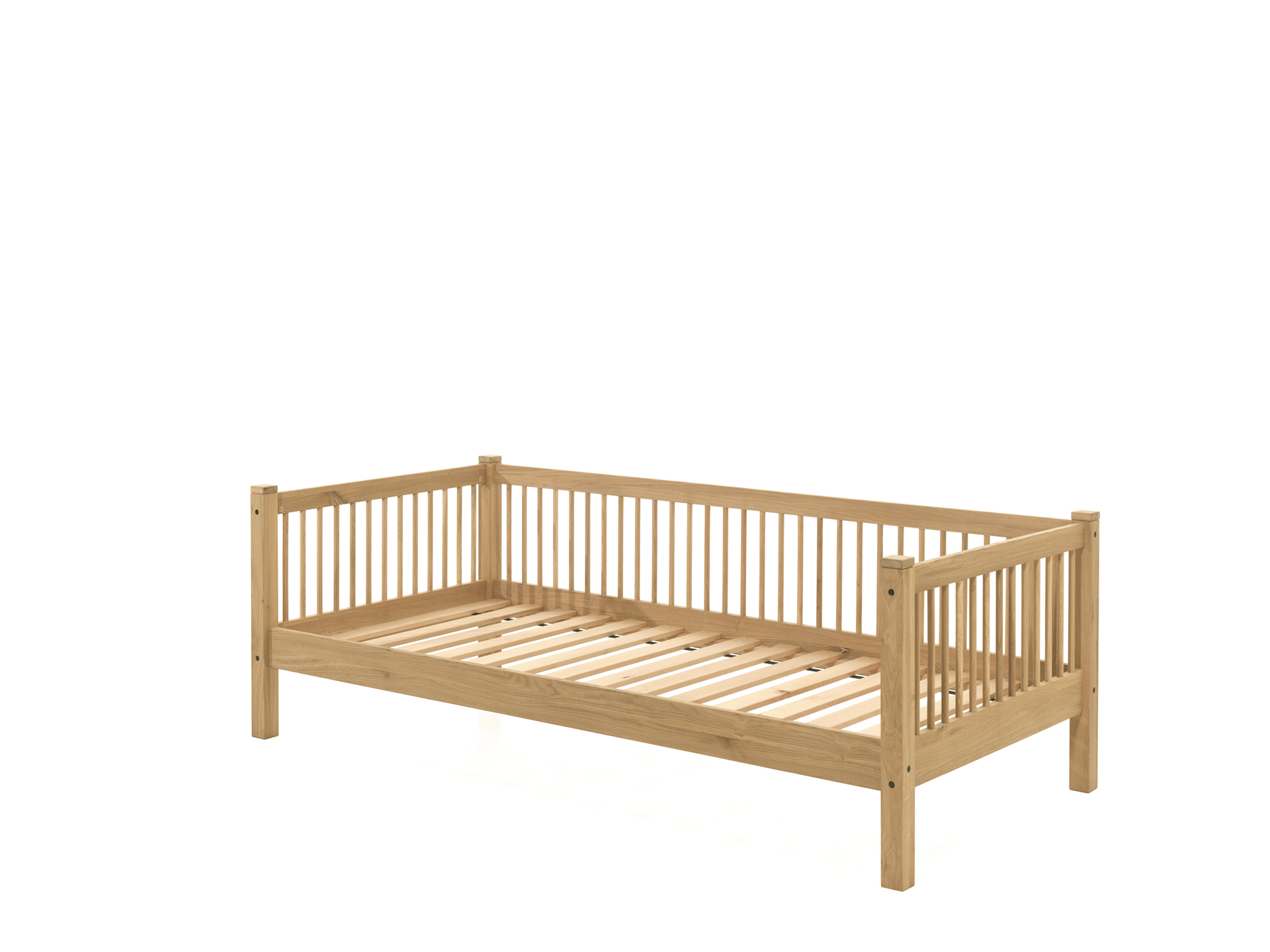 Lit capitaine enfant Forrest en chêne massif – 90 × 200 cm